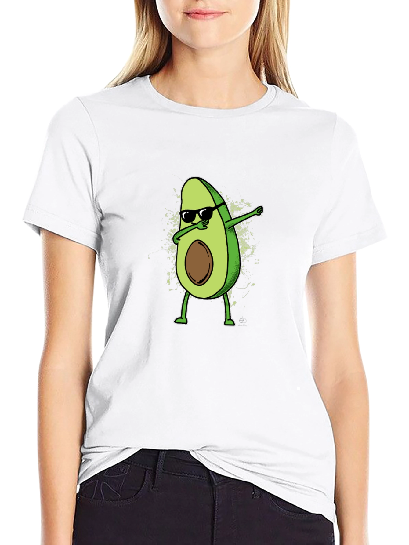 Dabbing Avocado Graphic T-Shirt - Cool & Quirky