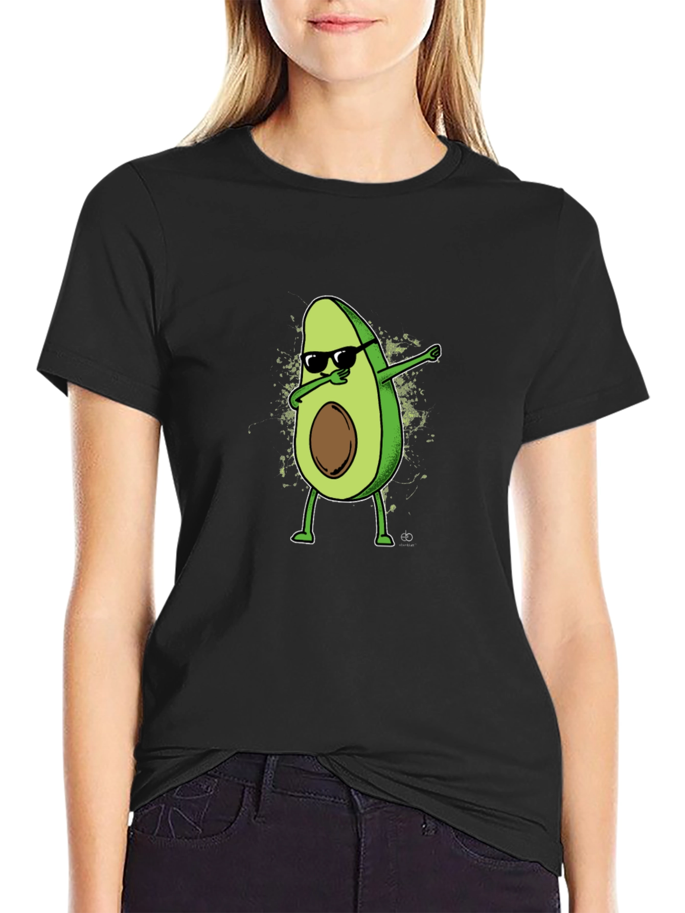 Dabbing Avocado Graphic T-Shirt - Cool & Quirky