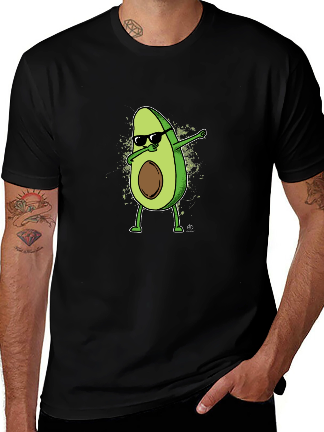 Dabbing Avocado Graphic T-Shirt - Cool & Quirky