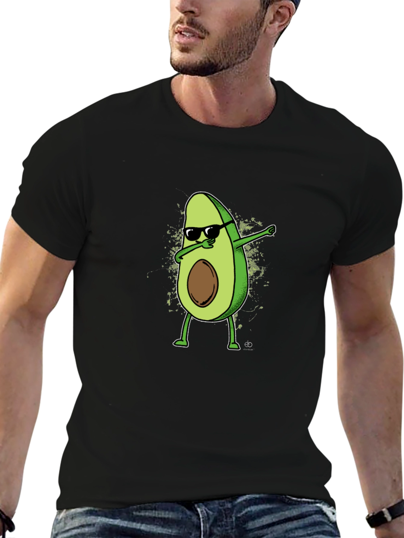 Dabbing Avocado Graphic T-Shirt - Cool & Quirky