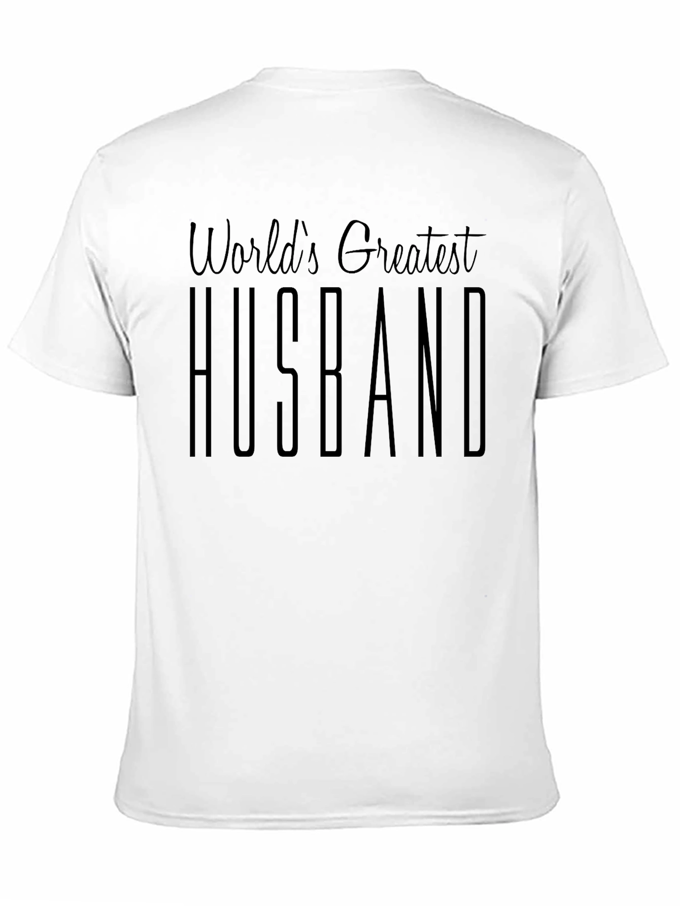 Worlds Greatest Husband Black T-Shirt