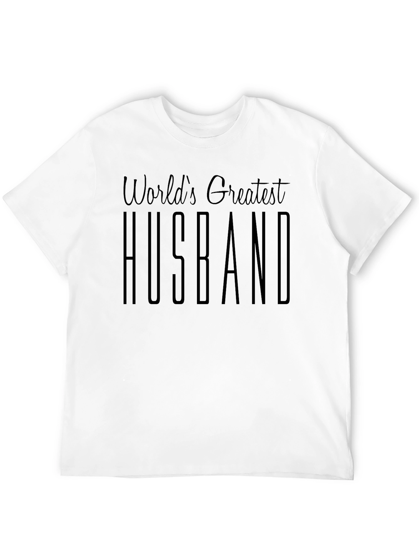 Worlds Greatest Husband Black T-Shirt