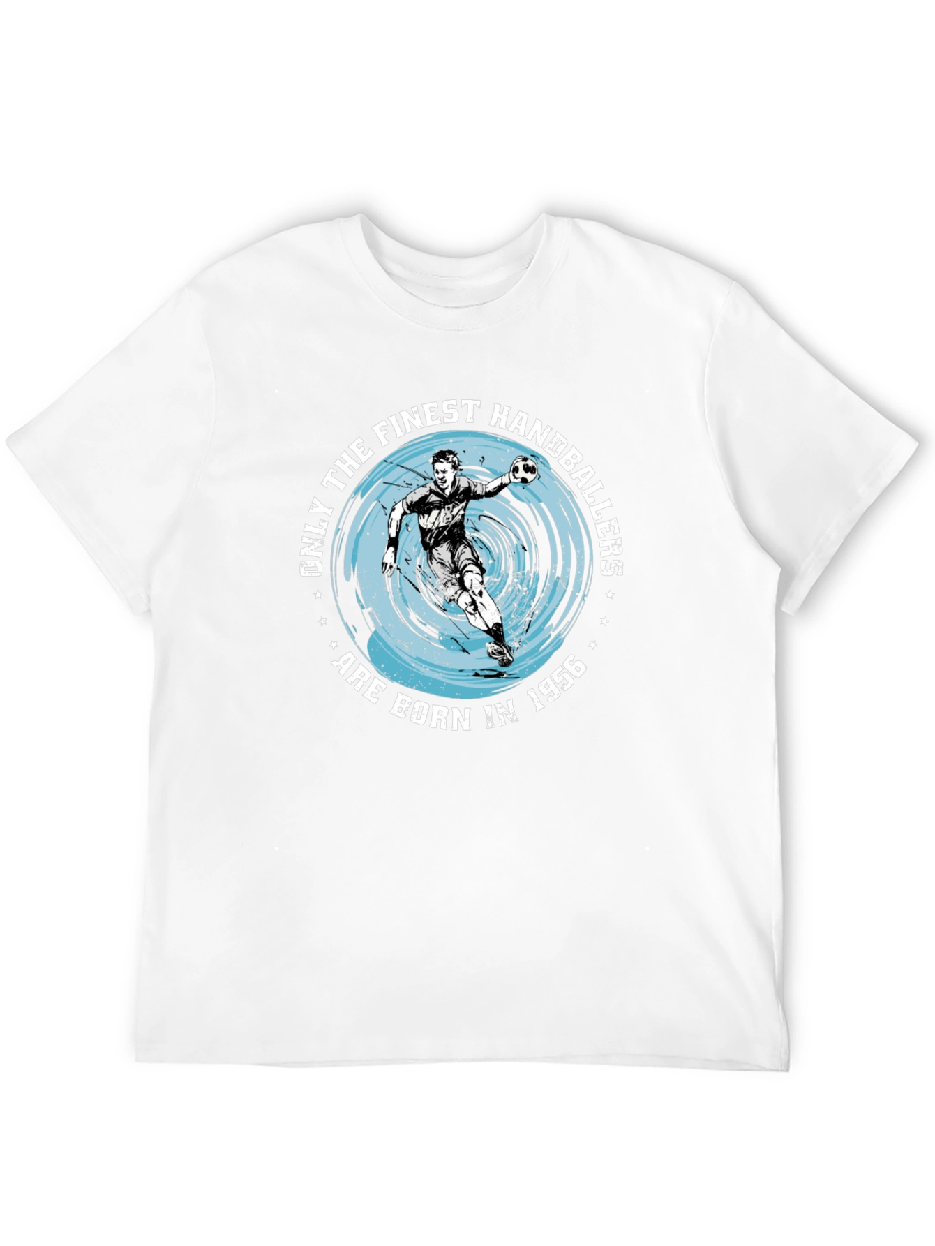 Finest Handballers Born in 1956 Black T-Shirt