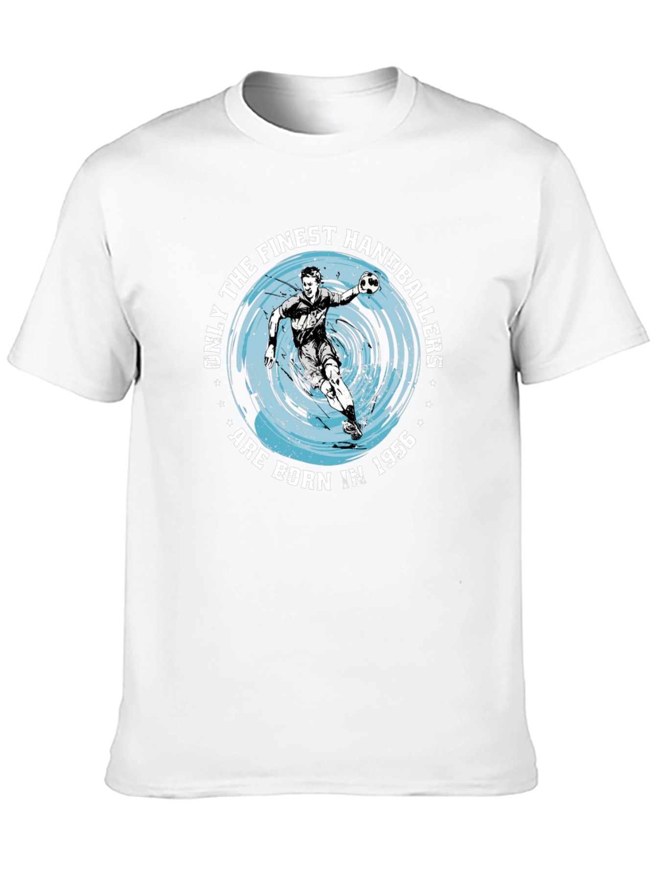 Finest Handballers Born in 1956 Black T-Shirt