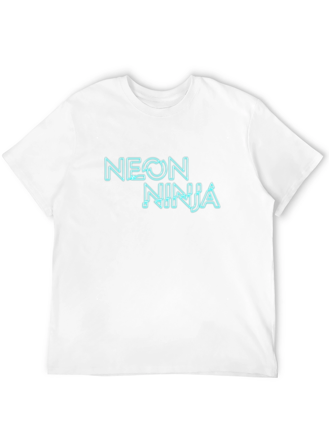 Neon Ninja Graphic Black T-Shirt