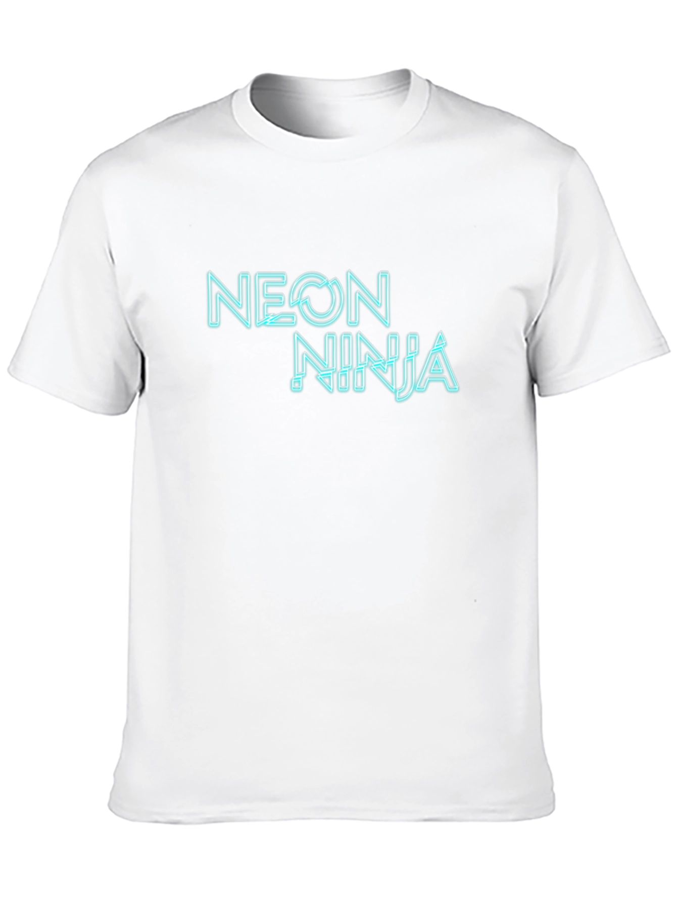 Neon Ninja Graphic Black T-Shirt