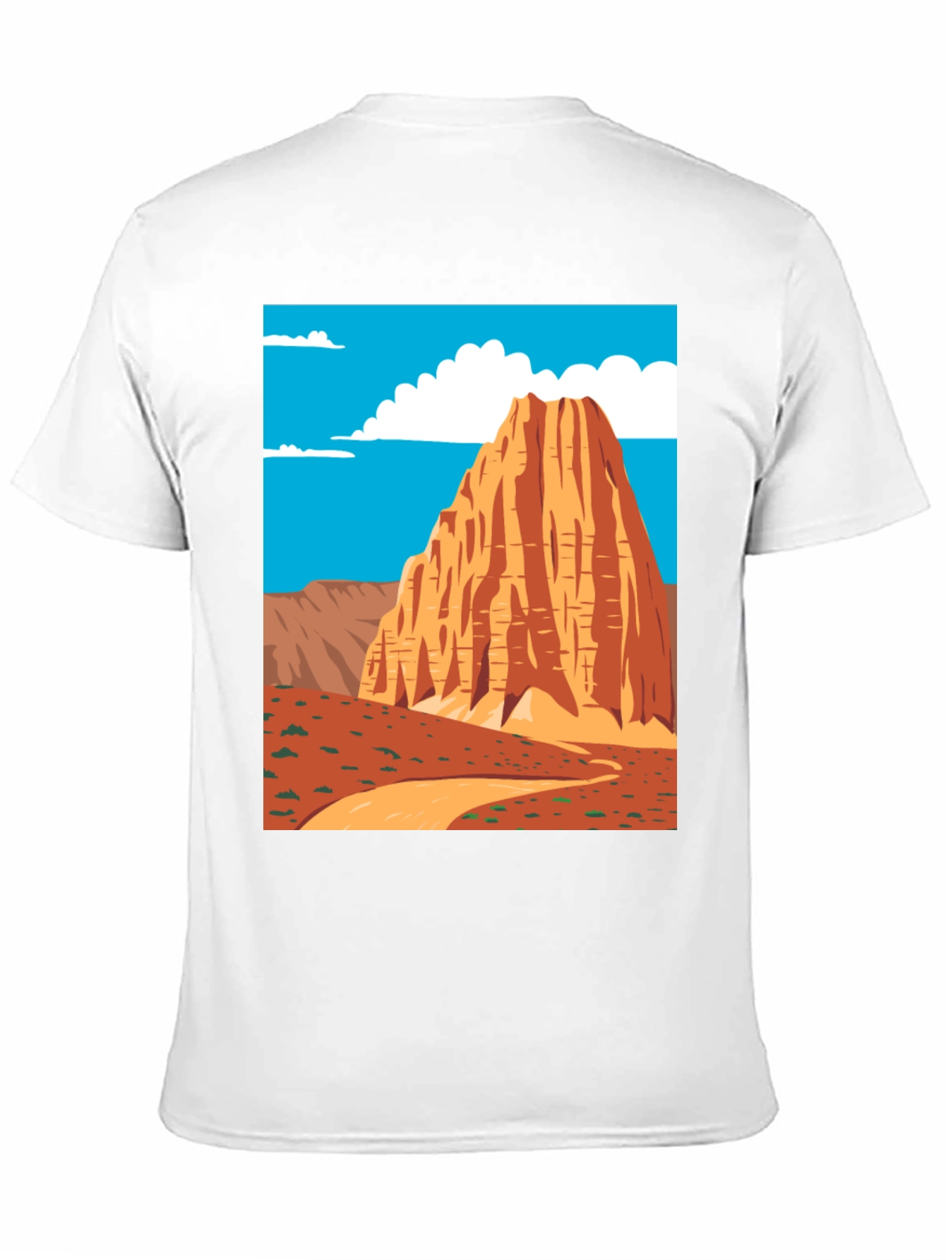 Desert Peak Graphic Tee - Black