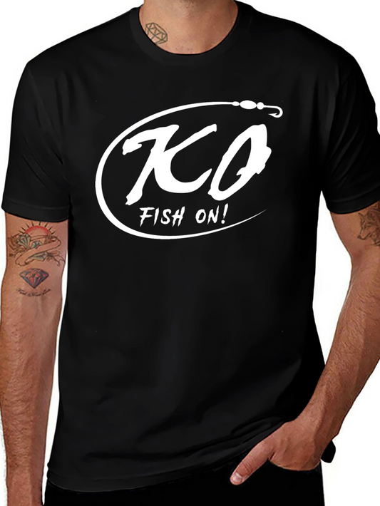 KCO Fish On! Graphic T-Shirt - Black