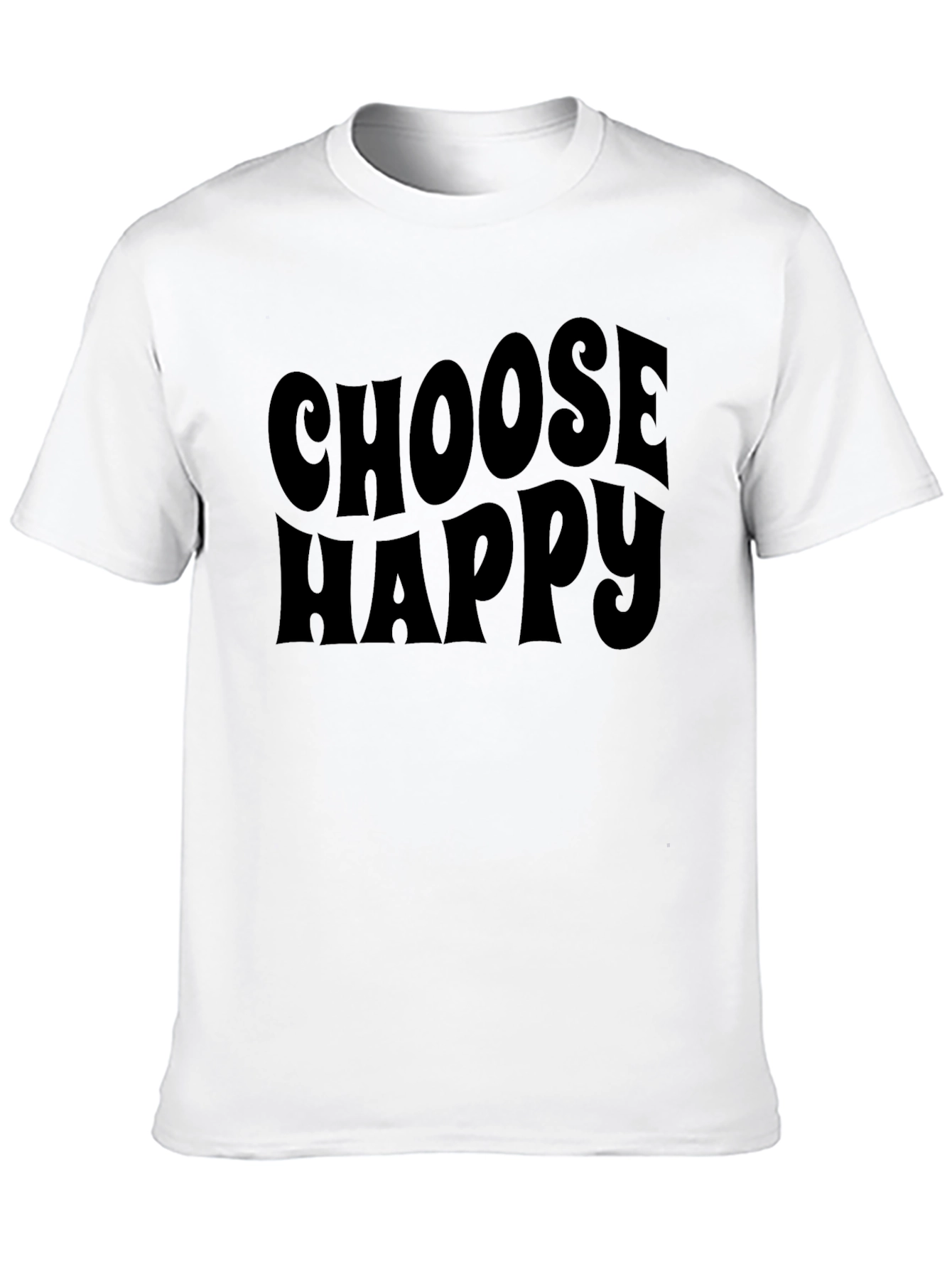 Choose Happy Black T-Shirt