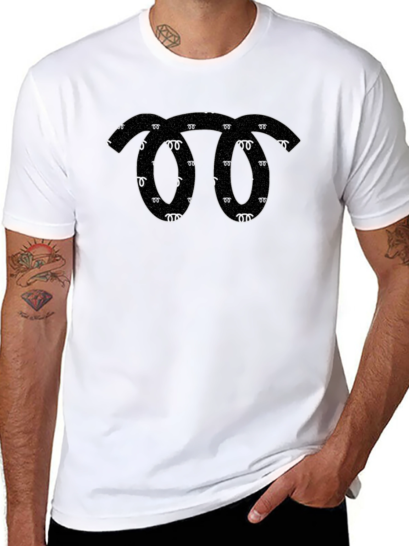 Abstract Eye Pattern T-Shirt