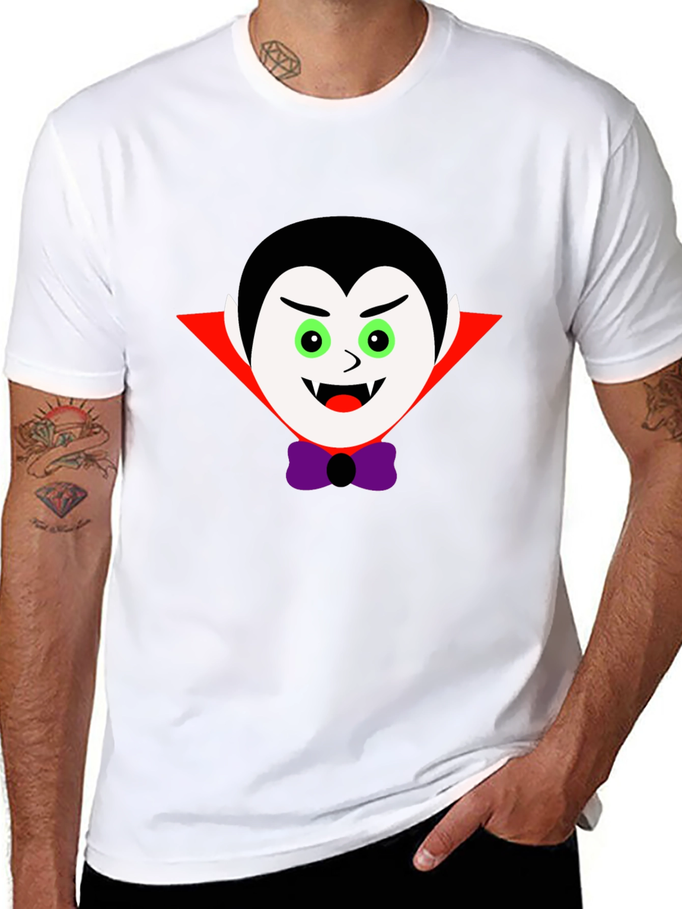 Vampire Graphic Tee - Halloween Costume
