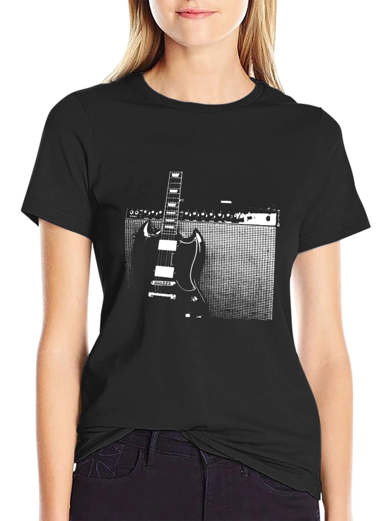 Guitar Amp T-Shirt - Rock Music Tee