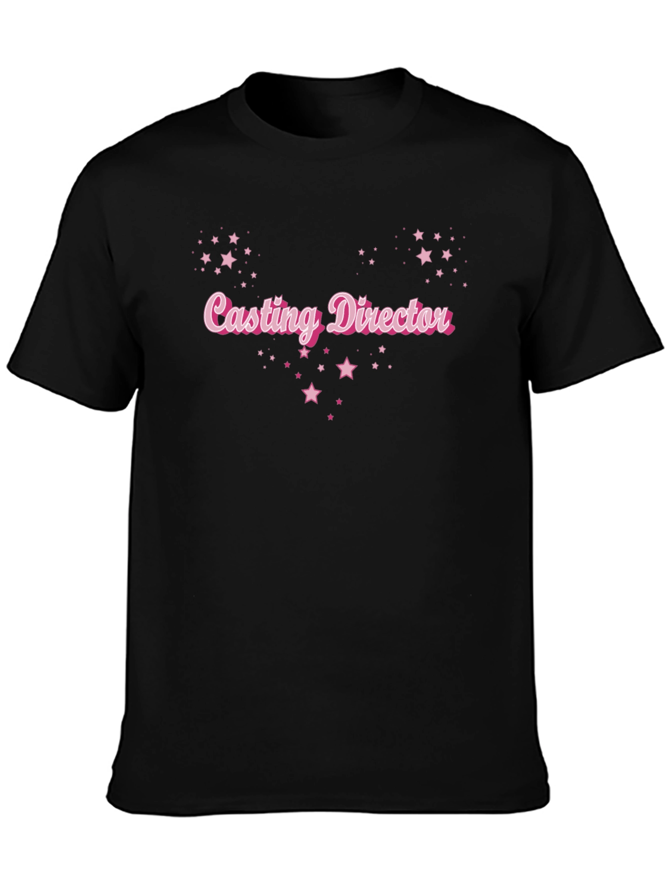 Casting Director Pink Star Graphic T-Shirt