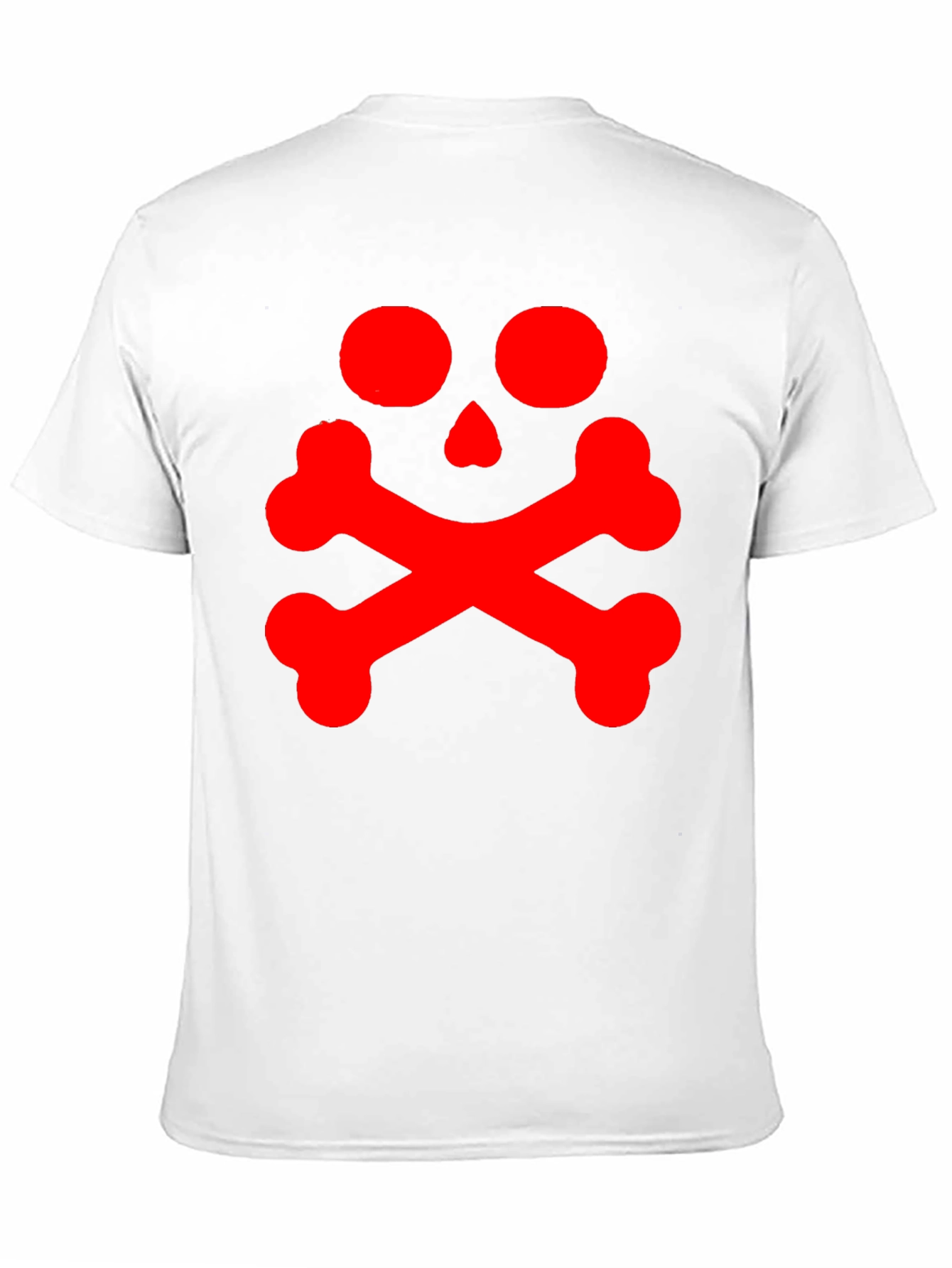 Skull & Crossbones Graphic Tee - Mens Black T-Shirt