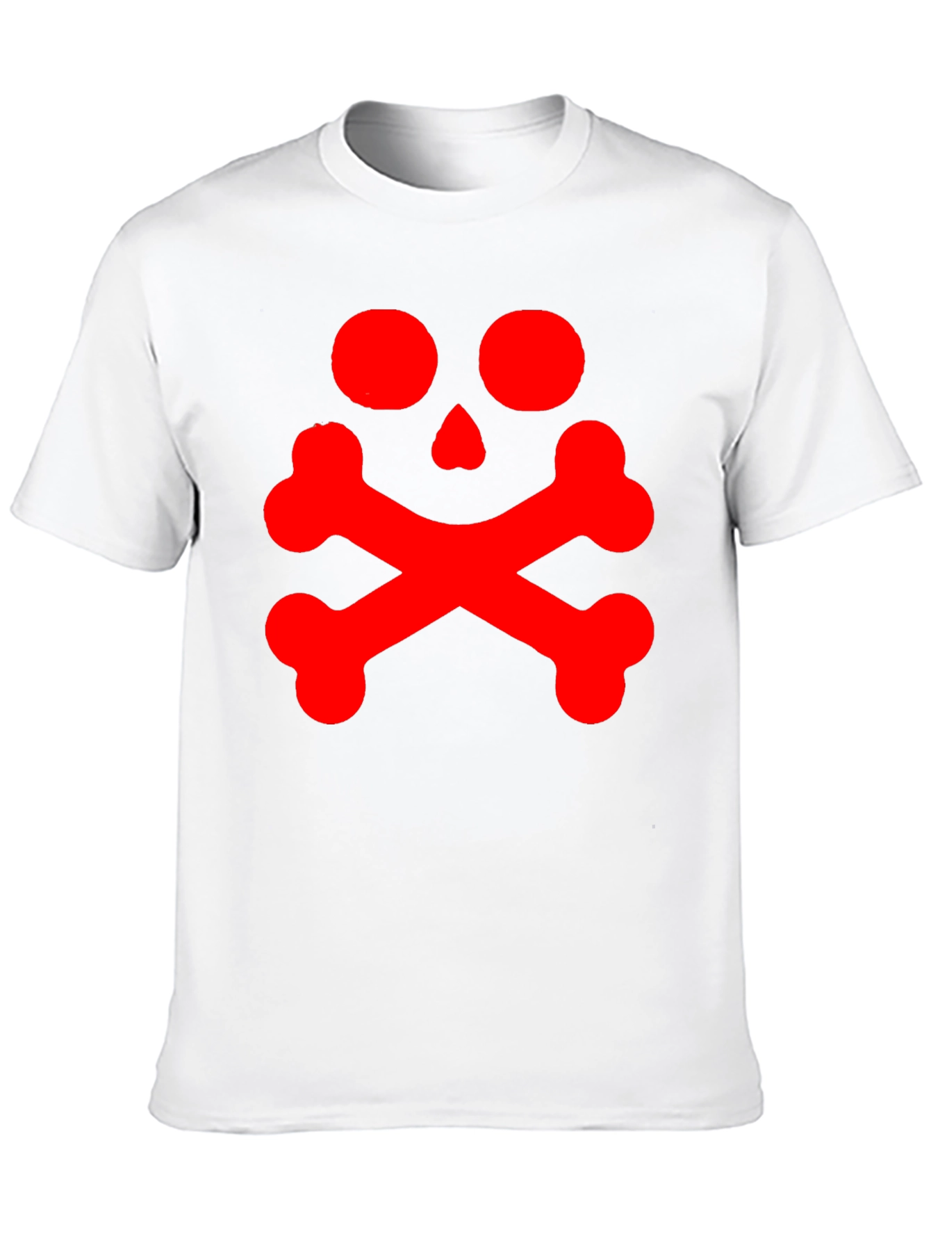 Skull & Crossbones Graphic Tee - Mens Black T-Shirt