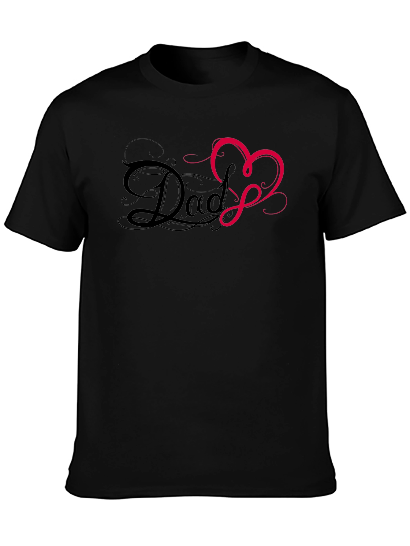 Dad Heart T-Shirt - Mens Graphic Tee