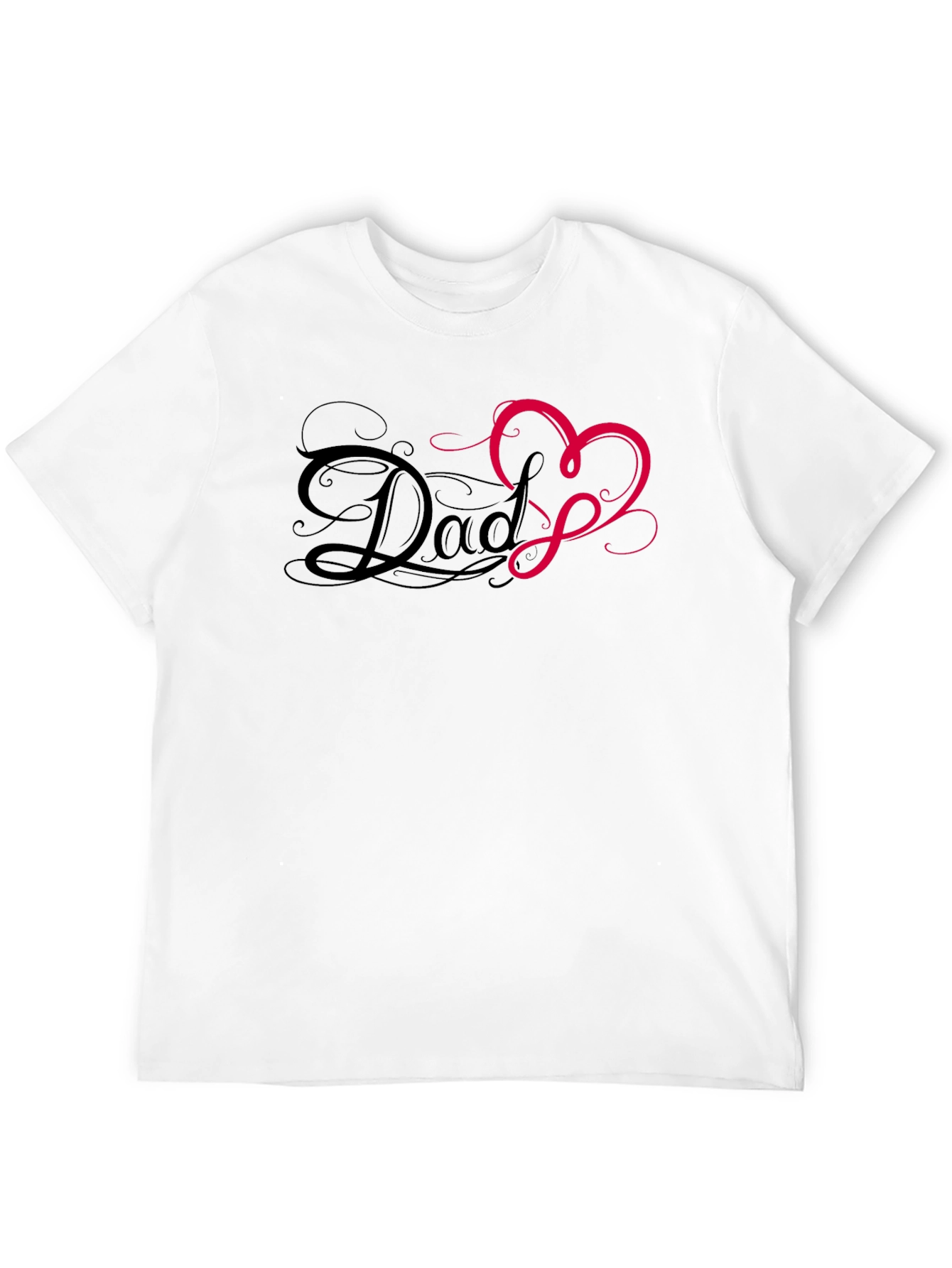 Dad Heart T-Shirt - Mens Graphic Tee