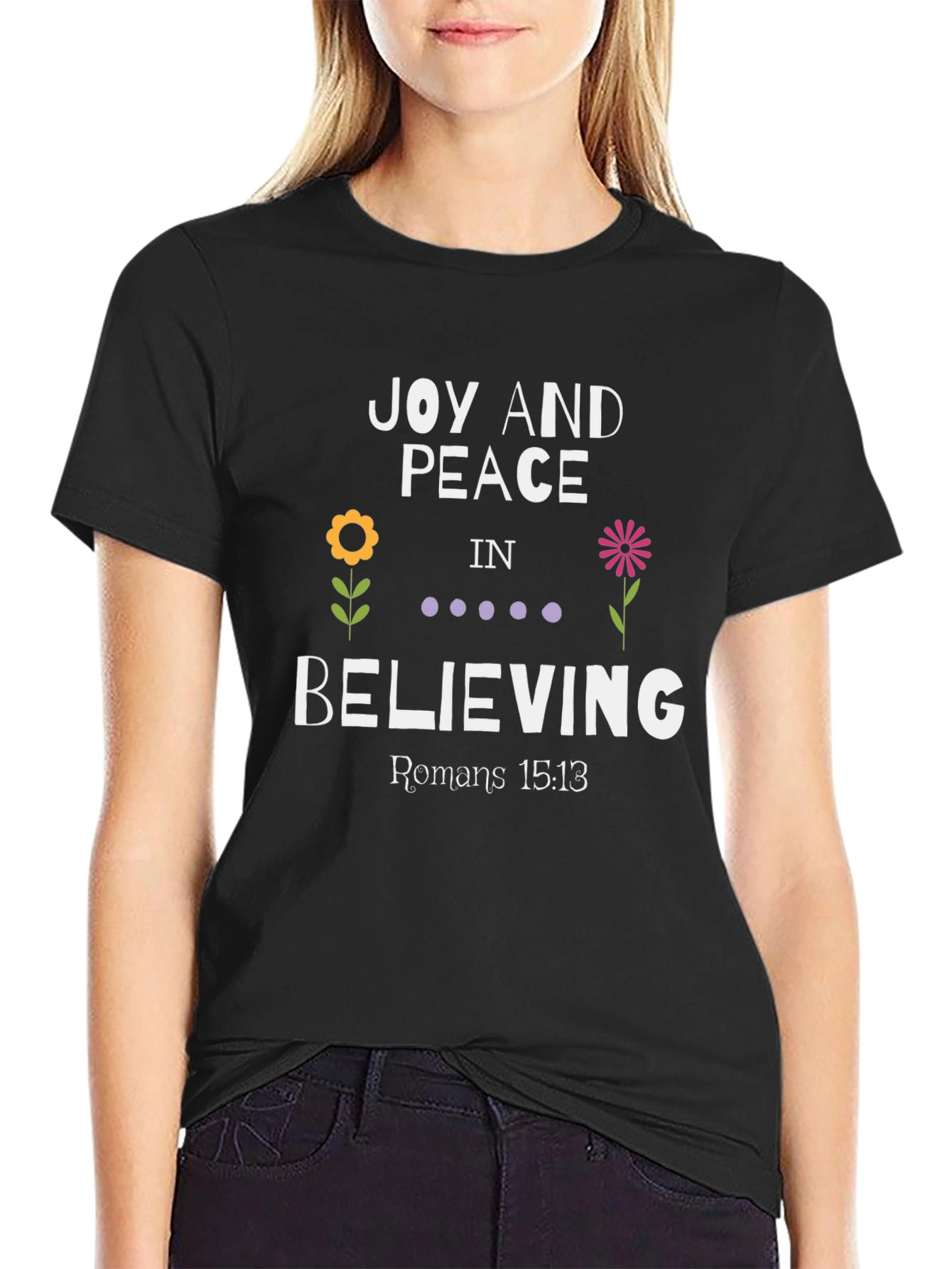 Joy and Peace in Believing Graphic Tee