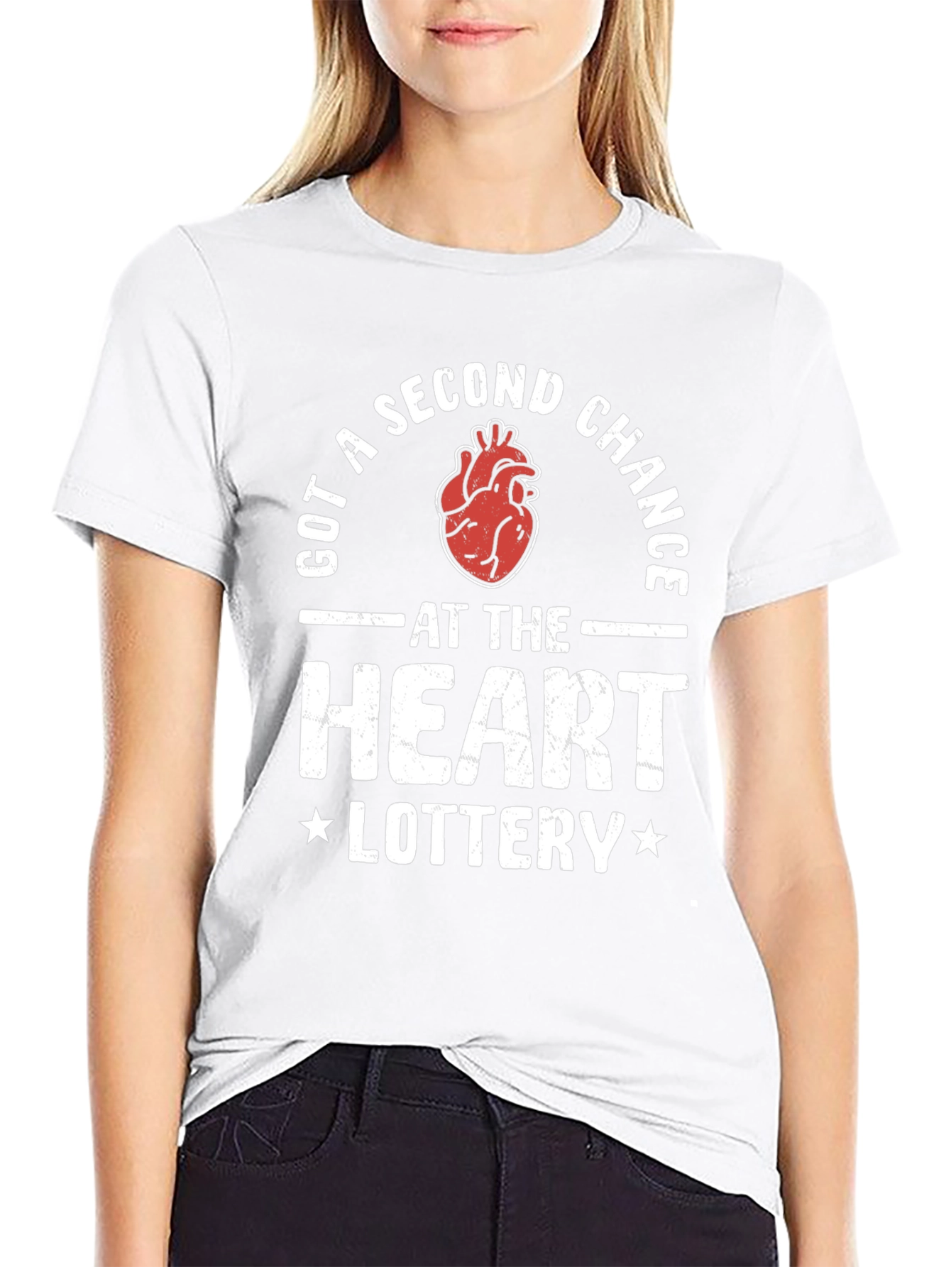 Got a Second Chance Heart Lottery Graphic T-Shirt