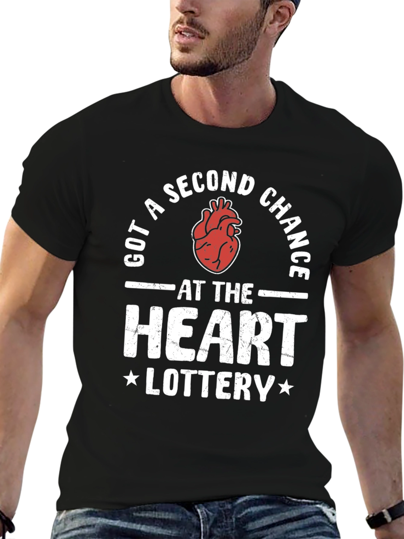 Got a Second Chance Heart Lottery Graphic T-Shirt