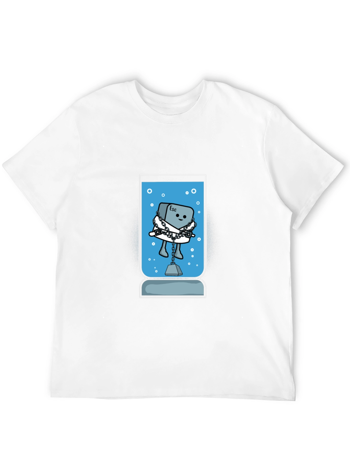 Esc Key Shackles T-Shirt - Programmer Humor
