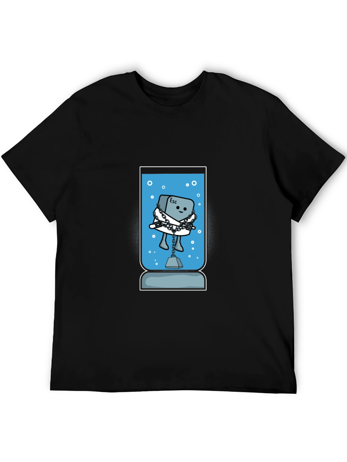 Esc Key Shackles T-Shirt - Programmer Humor