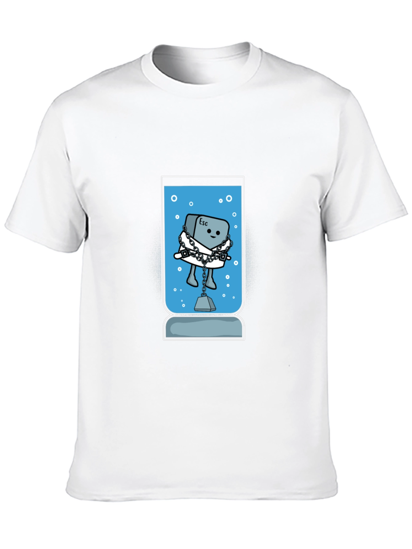 Esc Key Shackles T-Shirt - Programmer Humor