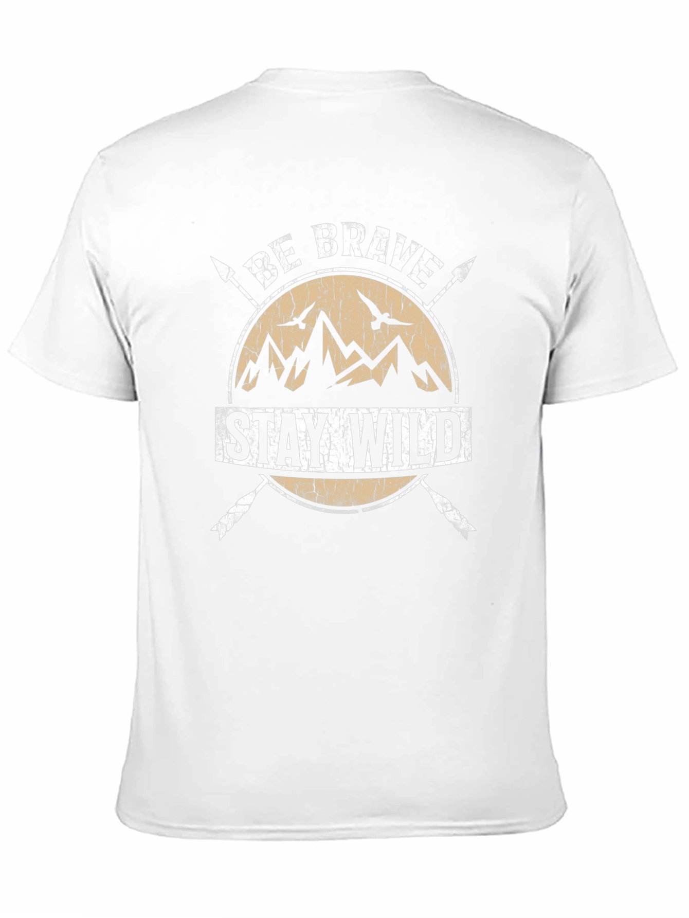 Be Brave Stay Wild Graphic Tee - Adventure Shirt