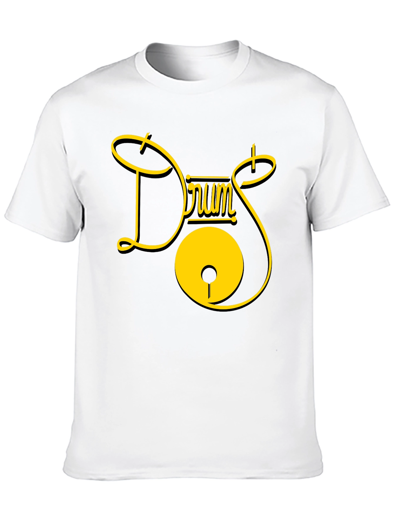 Drums Graphic Tee - Stylish Musician T-Shirt
