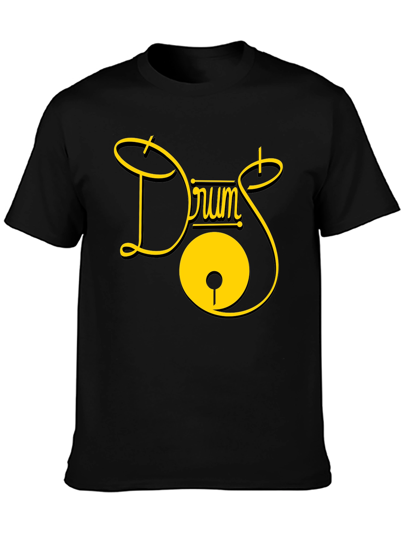 Drums Graphic Tee - Stylish Musician T-Shirt