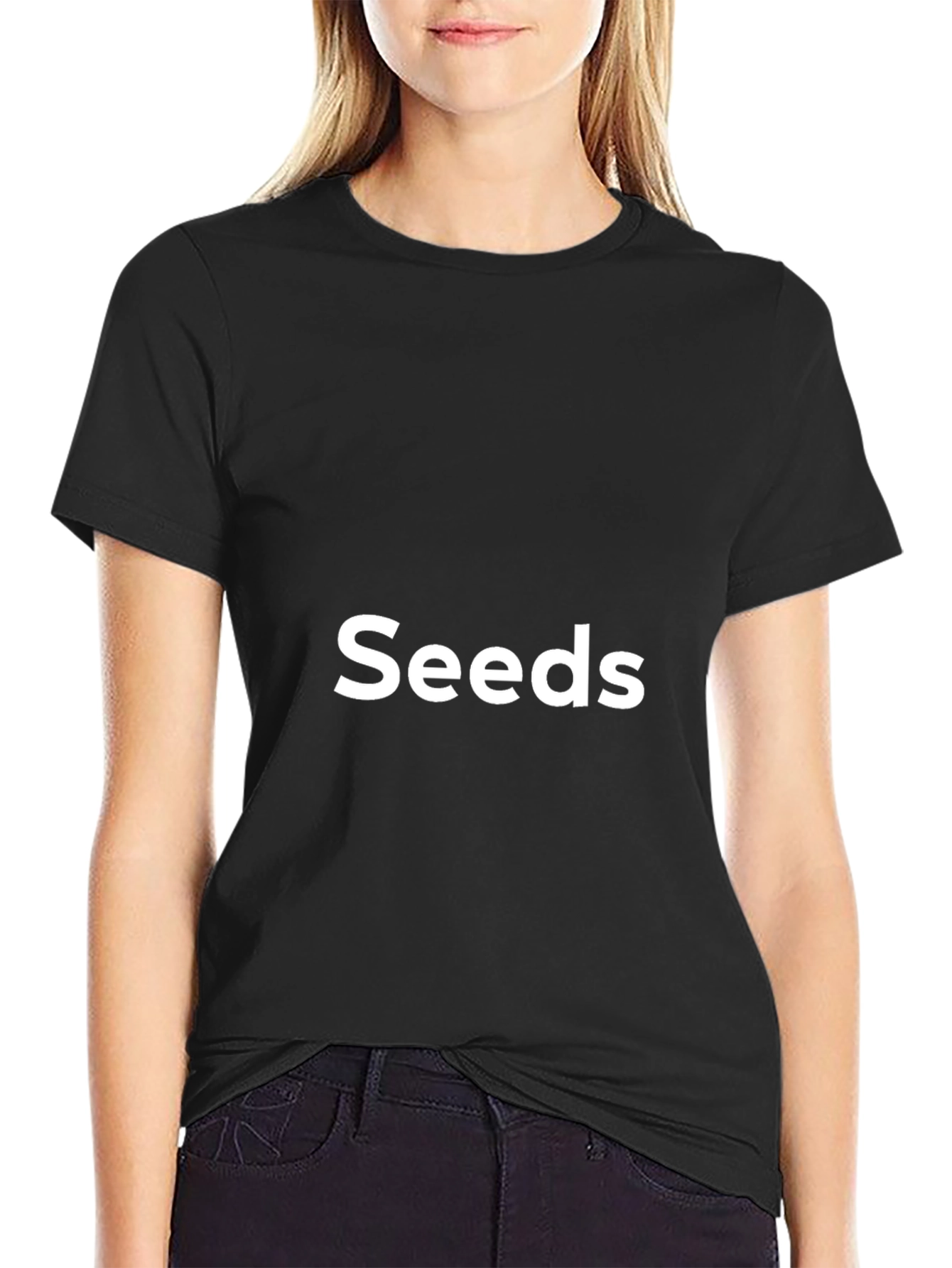 Mens Black Seeds Graphic Tee - Casual Comfort
