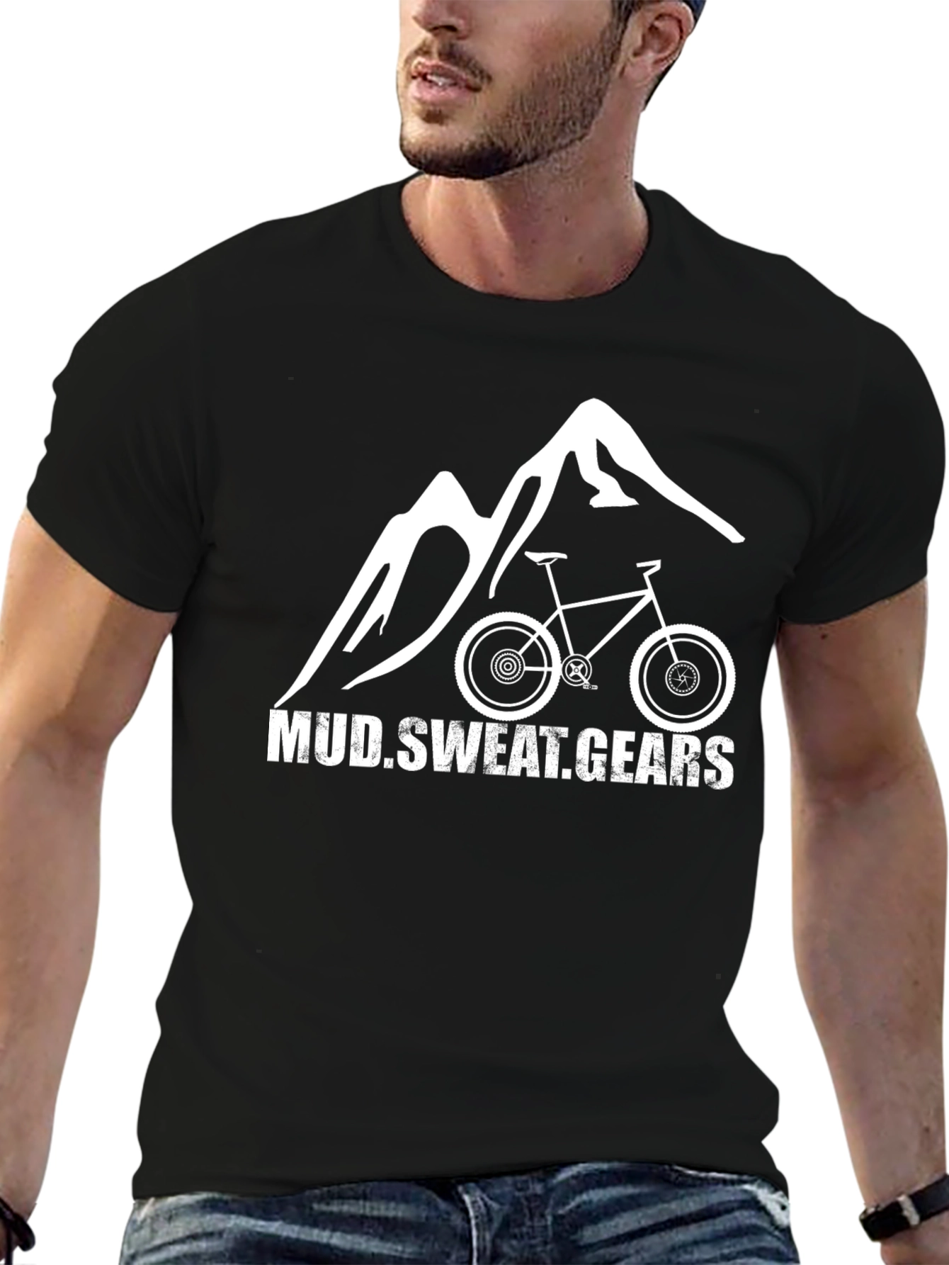 Mud Sweat Gears Mountain Biking T-Shirt