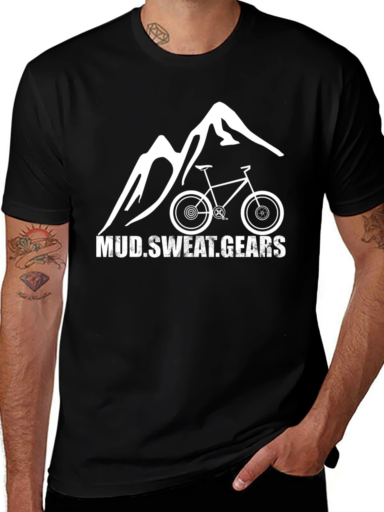 Mud Sweat Gears Mountain Biking T-Shirt