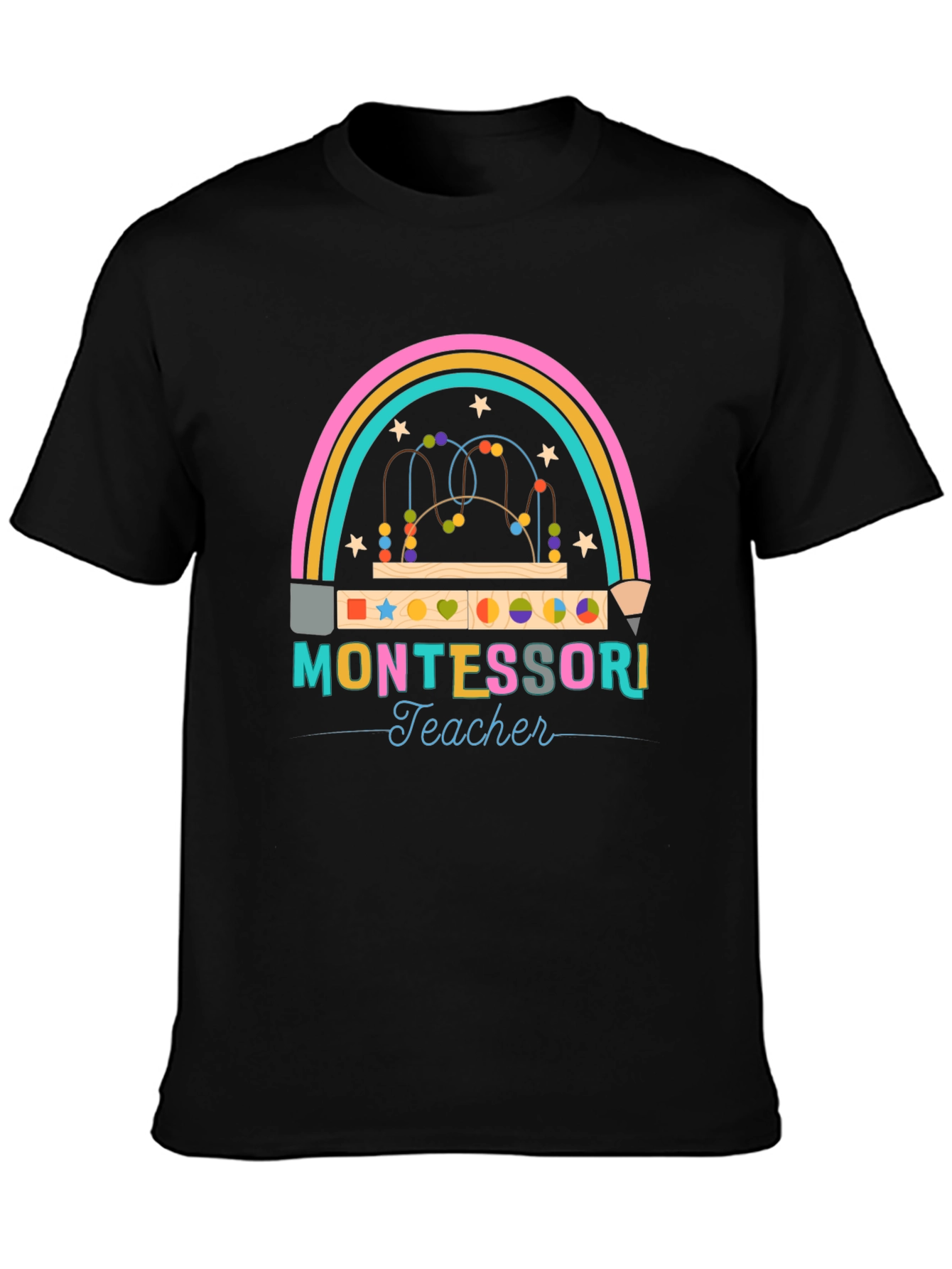 Montessori Teacher Graphic T-Shirt