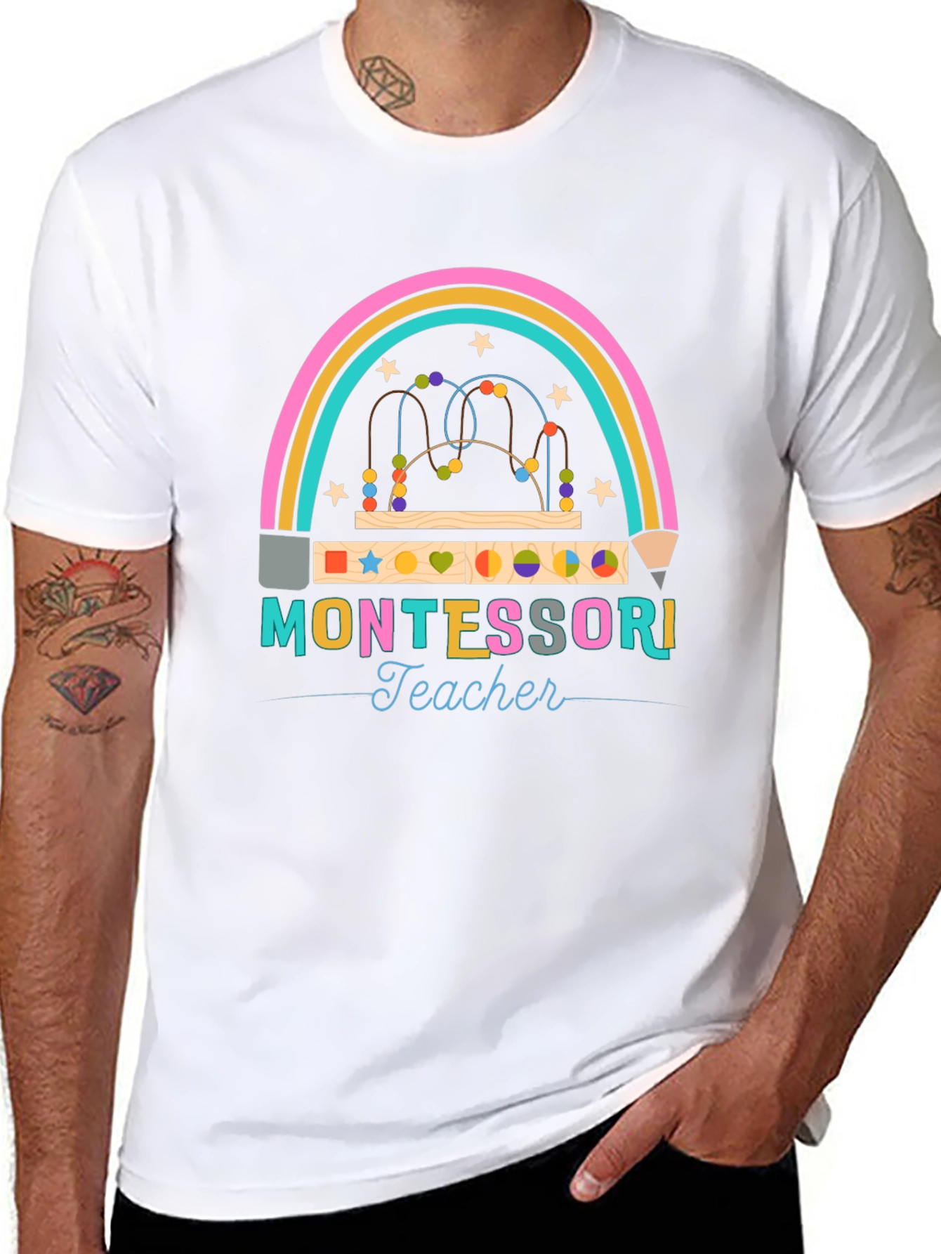 Montessori Teacher Graphic T-Shirt