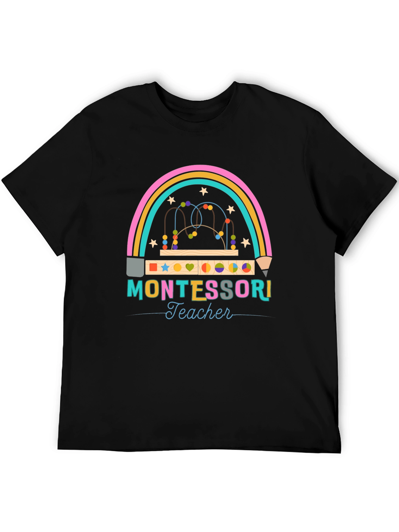 Montessori Teacher Graphic T-Shirt