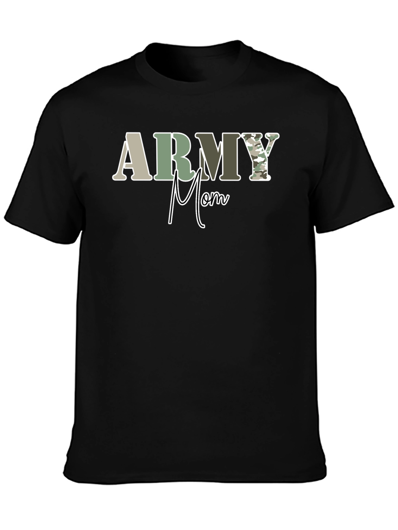 Army Mom Graphic Tee - Military Pride T-Shirt