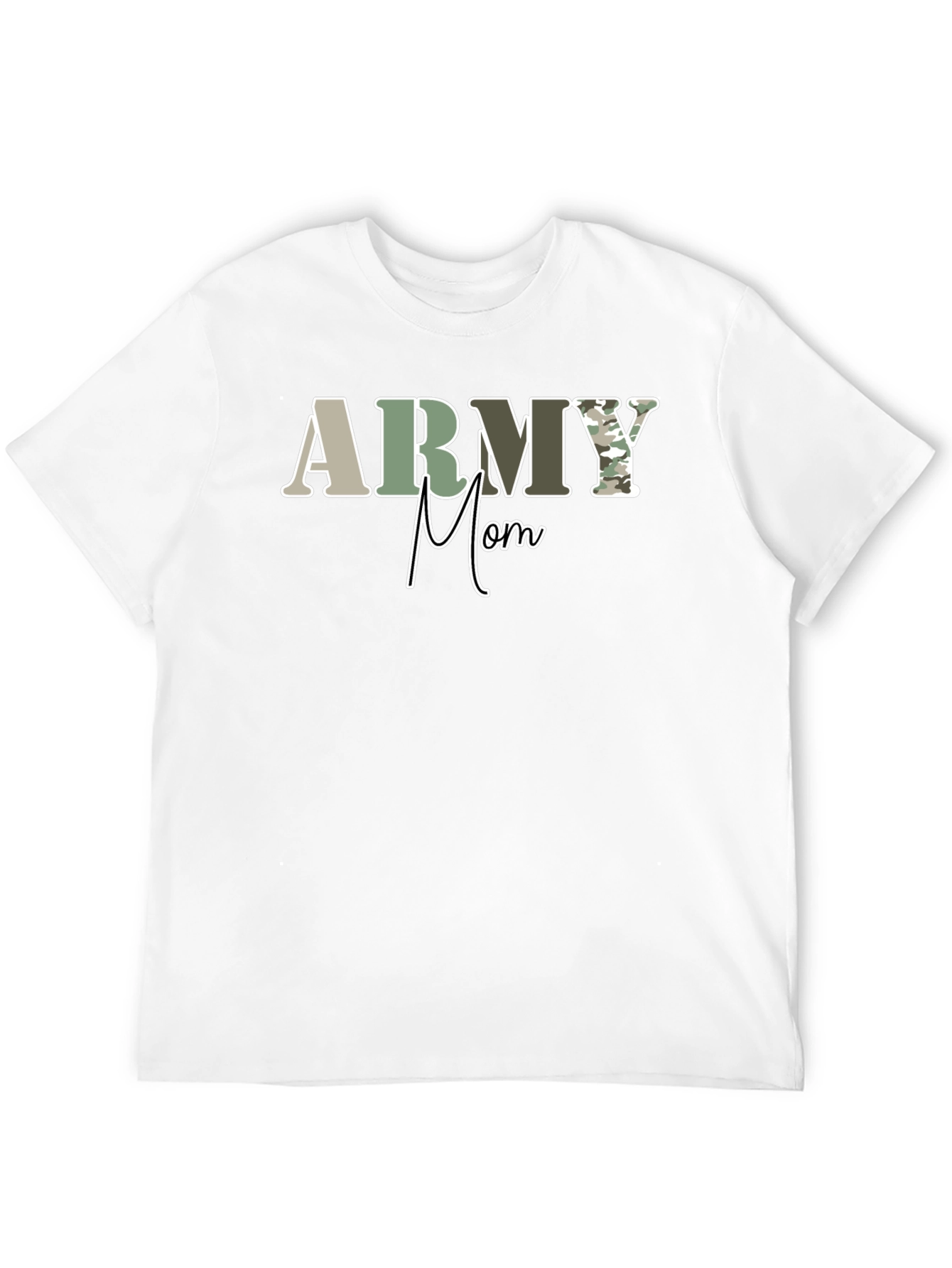 Army Mom Graphic Tee - Military Pride T-Shirt