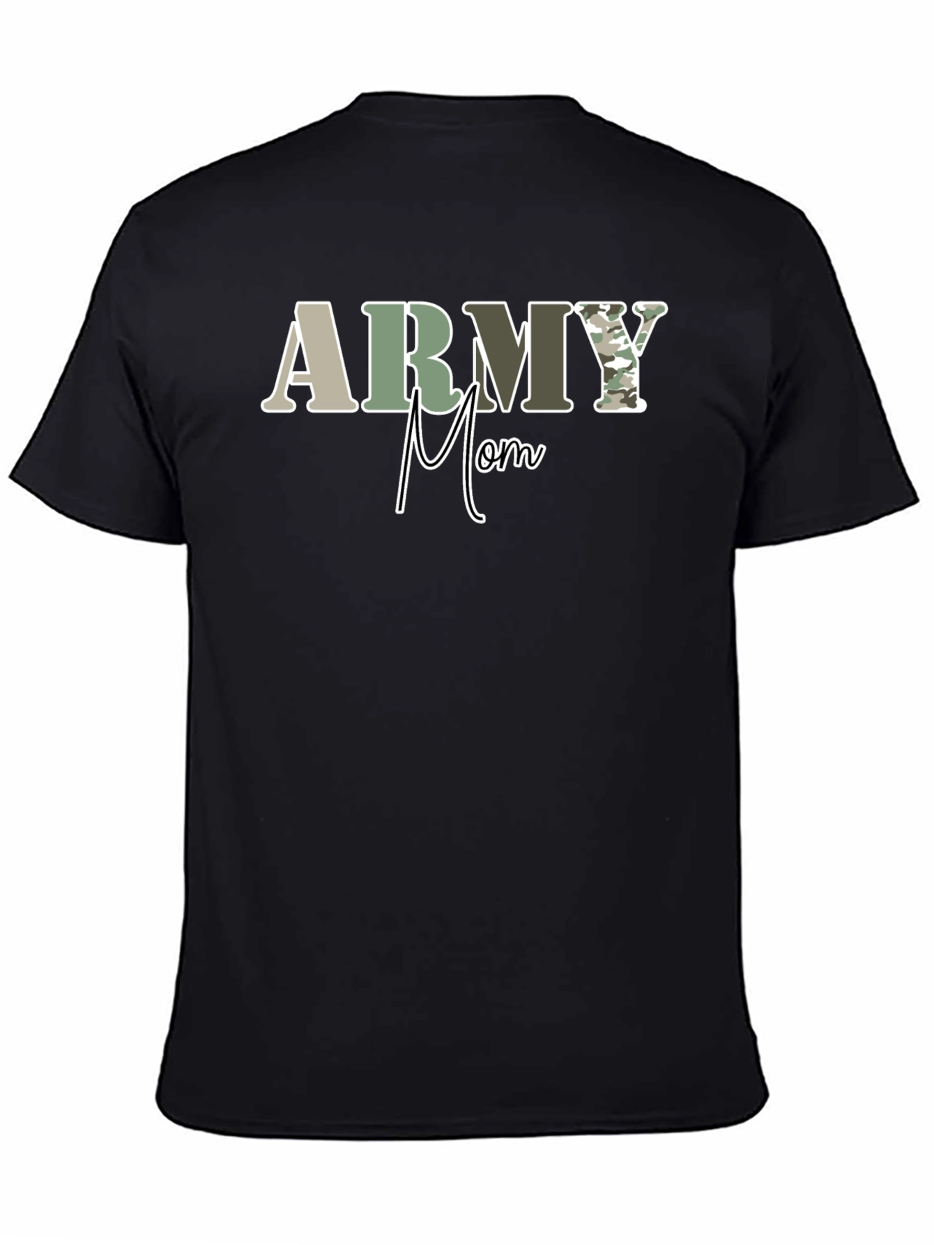 Army Mom Graphic Tee - Military Pride T-Shirt