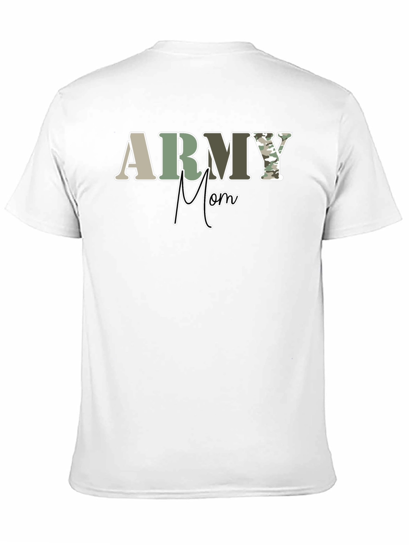 Army Mom Graphic Tee - Military Pride T-Shirt