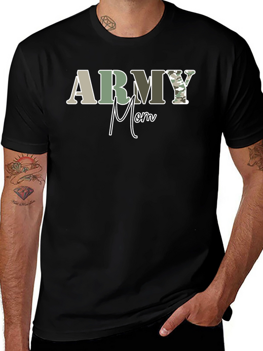 Army Mom Graphic Tee - Military Pride T-Shirt