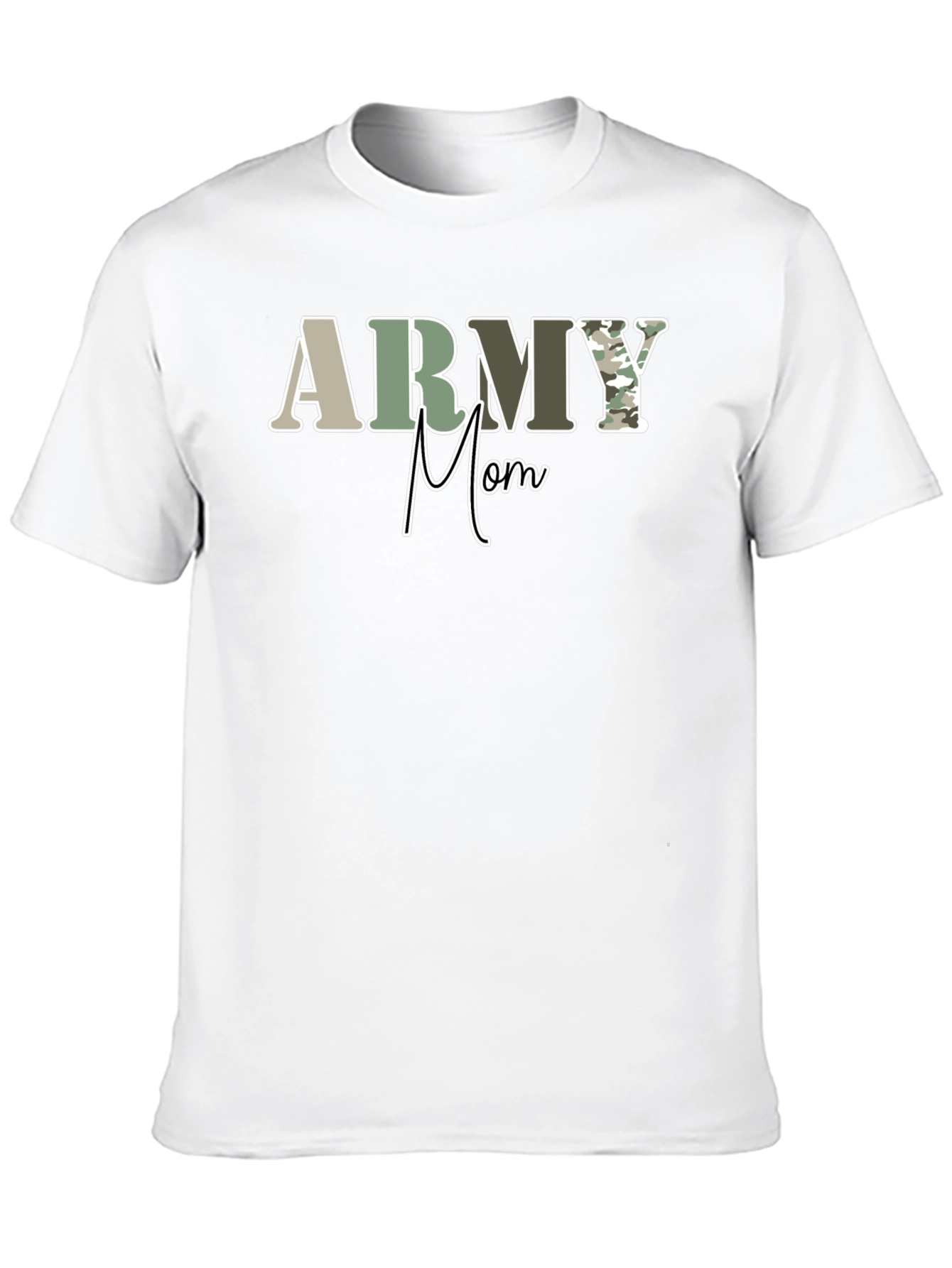 Army Mom Graphic Tee - Military Pride T-Shirt