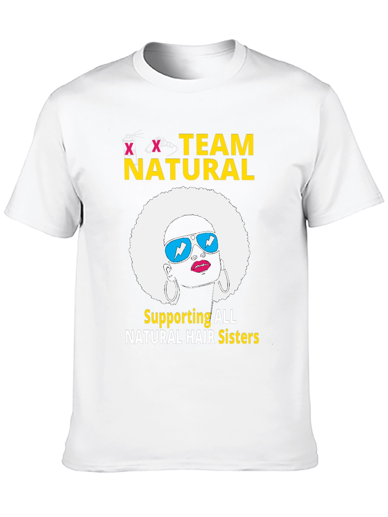 Team Natural Hair T-Shirt - Afro Sister Support