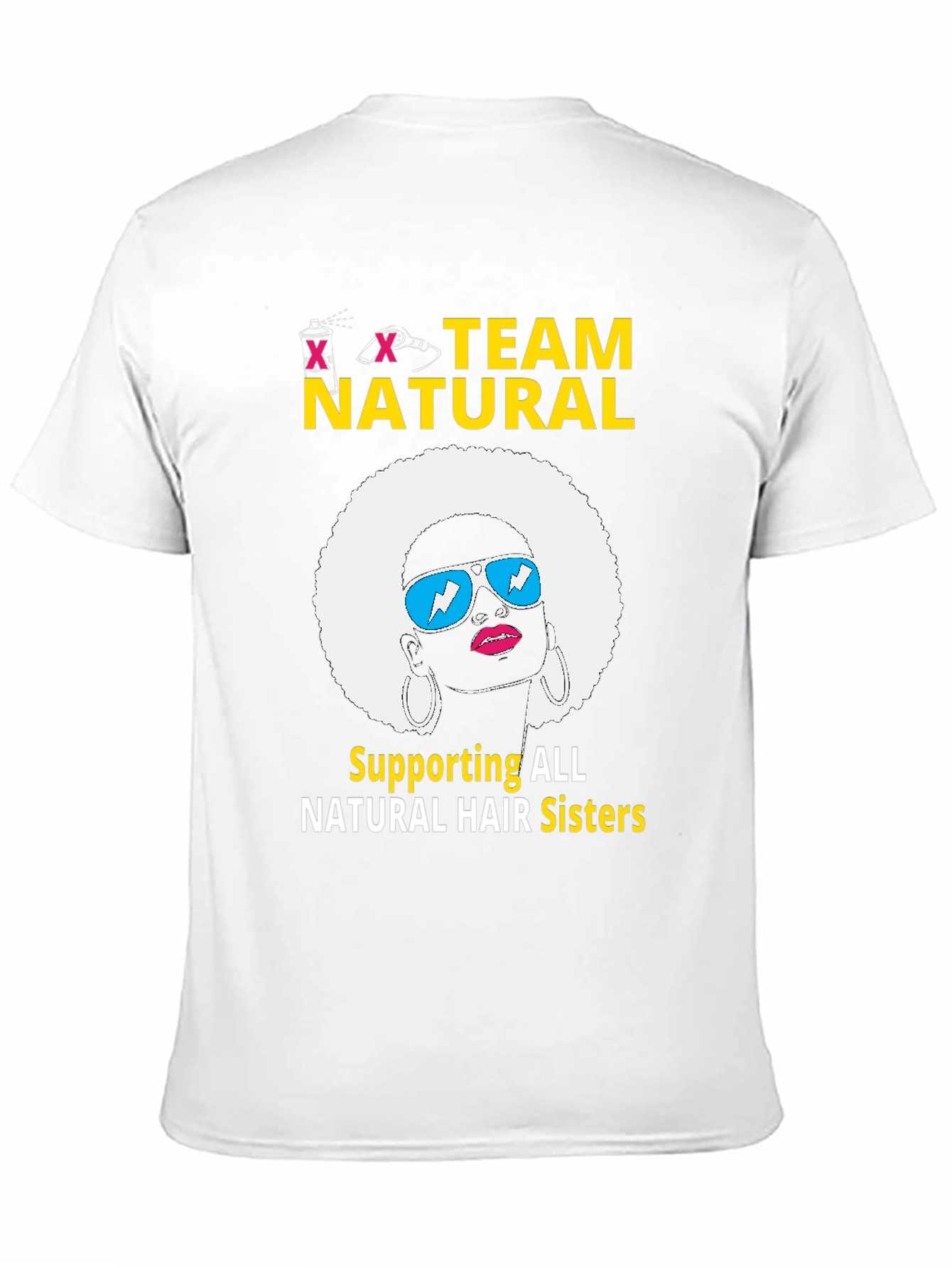 Team Natural Hair T-Shirt - Afro Sister Support