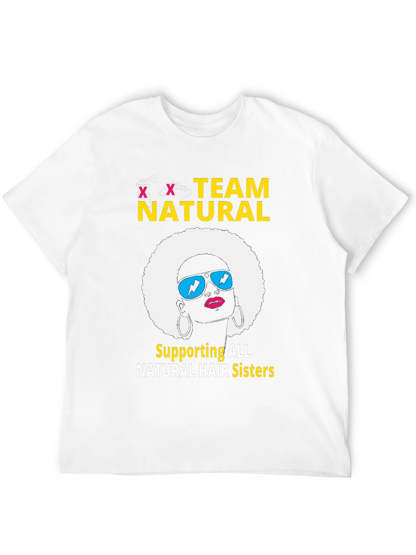 Team Natural Hair T-Shirt - Afro Sister Support