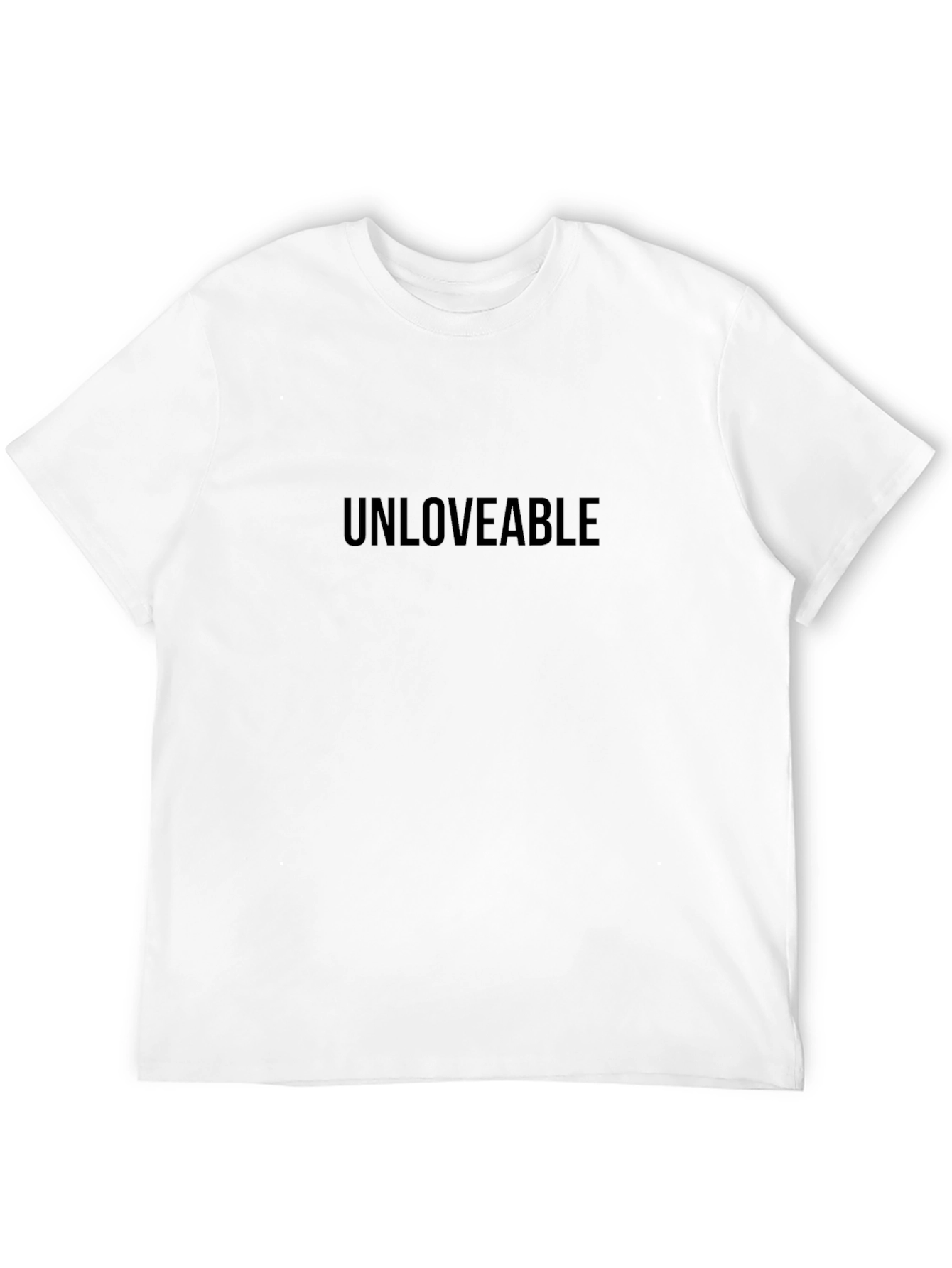 Unloveable Black Graphic T-Shirt