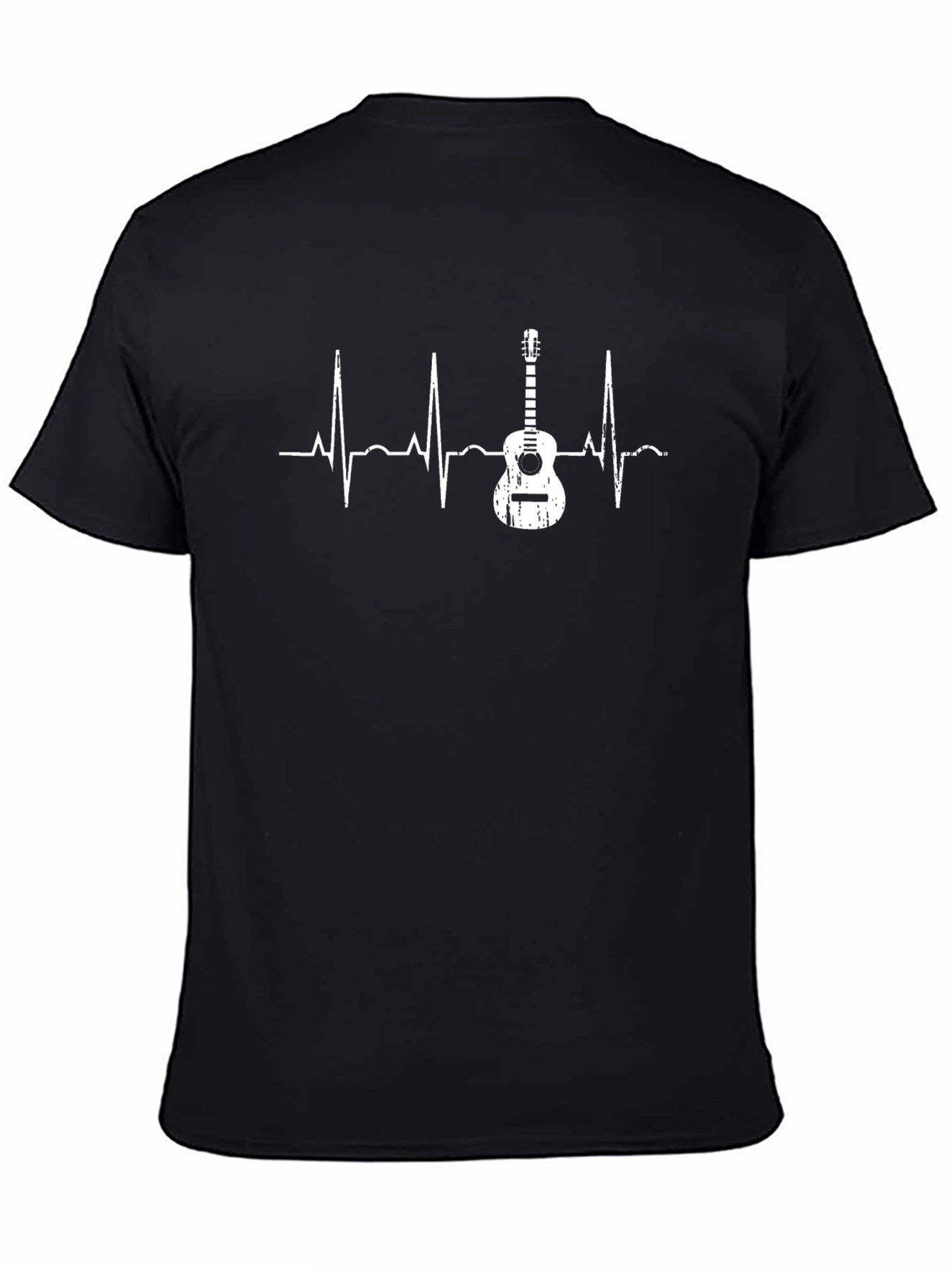 Guitar Heartbeat Graphic T-Shirt