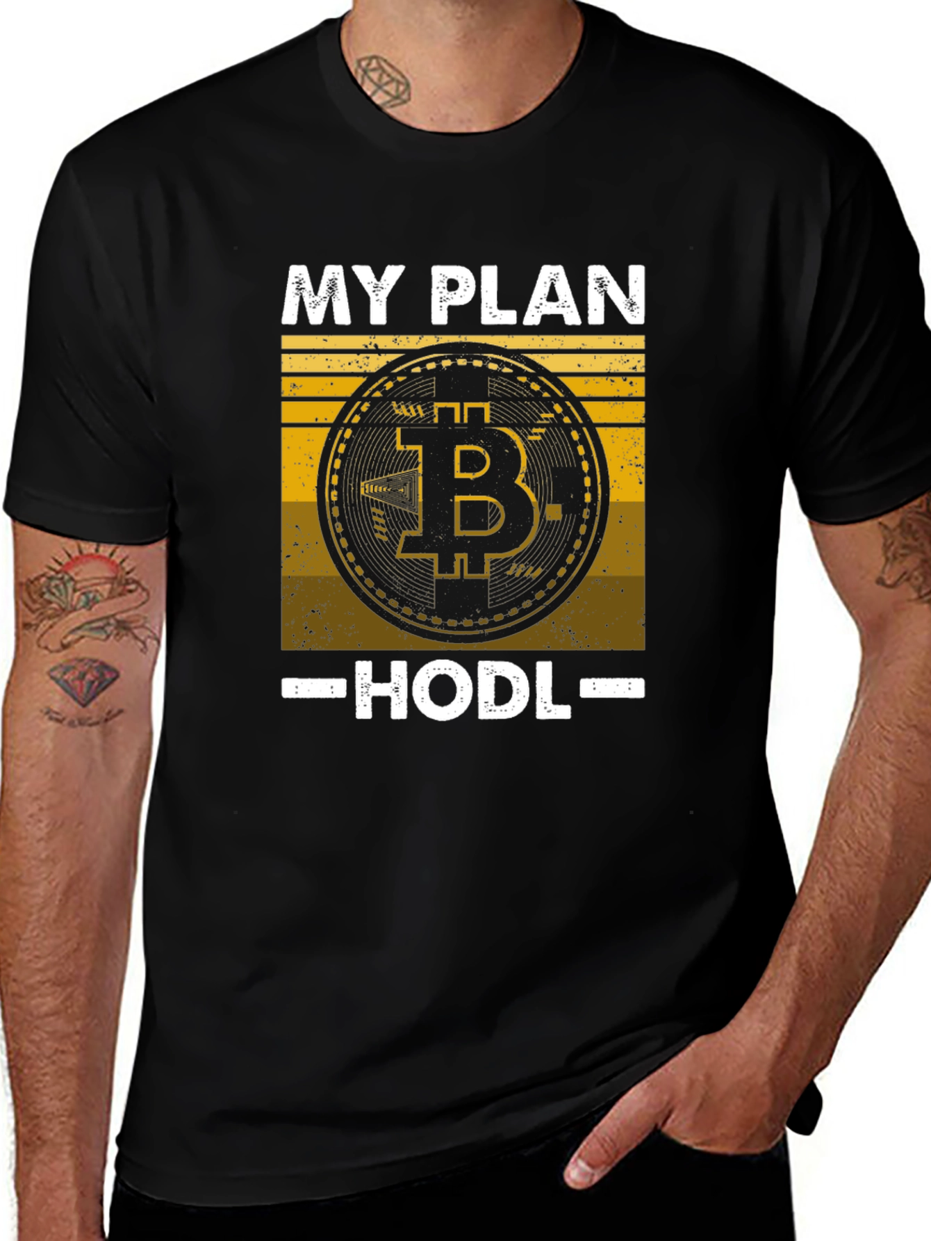 Bitcoin HODL Plan T-Shirt - Crypto Investor Tee