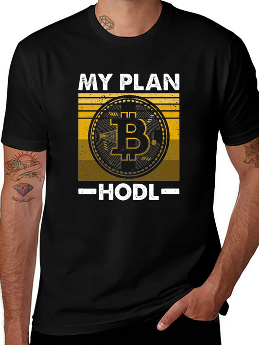 Bitcoin HODL Plan T-Shirt - Crypto Investor Tee