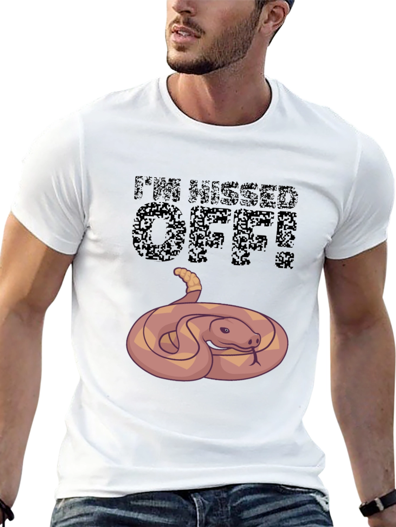 Im Hissed Off Snake Graphic T-Shirt